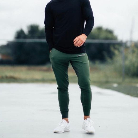 Alphalete Other - Alphalete Premium Joggers in Kombu Green